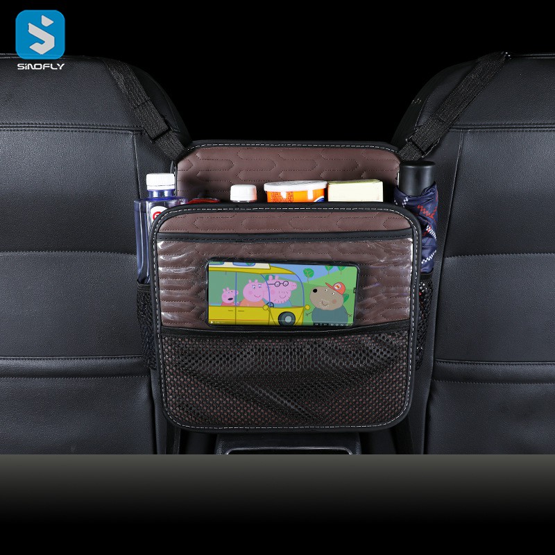 Car seat storage net pocket